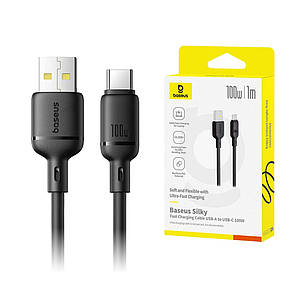 Type-C кабель Baseus Silky Series 100W (P10377703113-00) 1m Black