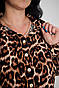 Жіночий домашній костюм із леопардовим принтом Піжама великого розміру, фото 4