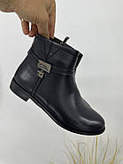 Черевики жіночі HG 11M чорні на підборах 37, фото 5