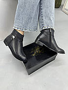 Черевики жіночі HG 11M чорні на підборах 37, фото 6