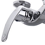 Змішувач для ванни з поворотним довгим виливом 35 см G-Ferro Mars 006 (GF0014), фото 2