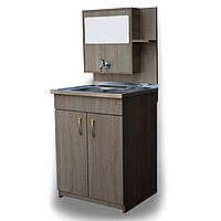 Умивальник для дачі "Мойдодир" з вологостійкого ламінованого ДСП 60х50х140 см (45361-09)