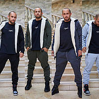 Чоловічий спортивний костюм на флісі на хутрі 44, 46, 48, 50 52, 54, 56, 58 60, 62, 64, 66