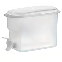 Контейнер для води або напоїв із краном 3.5 літра, білий