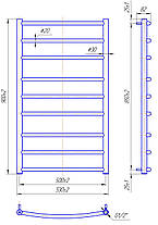 Рушникосушарка водяна MARIO Класік 900 х 530/500, фото 4