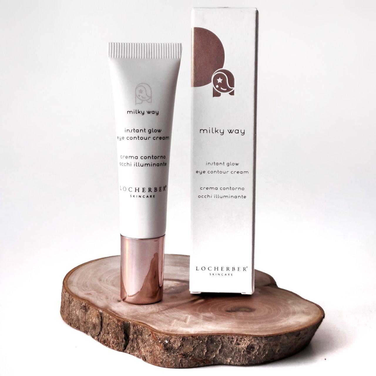 Освітлювальний крем навколо очей 15 мл Лохербер Мілкі Вей Locherber Milky Way Swiss Чумацький шлях