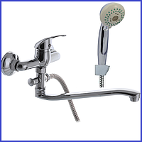 Змішувач для ванни з поворотним довгим виливом 30 см Champion Premiere 006 (CH0082) одноважільний