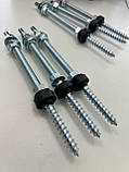 Гвинт Solar М10×200 з метизами (оцинкований, з шайбою збільшеною), фото 8