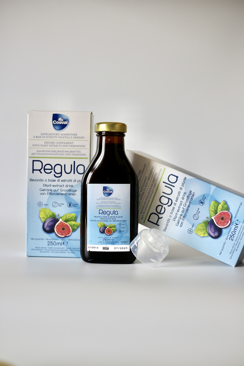 Сироп Регула натуральний підтримуючий перистальтику кишківника інжир+слива 250мл Regula Cosval