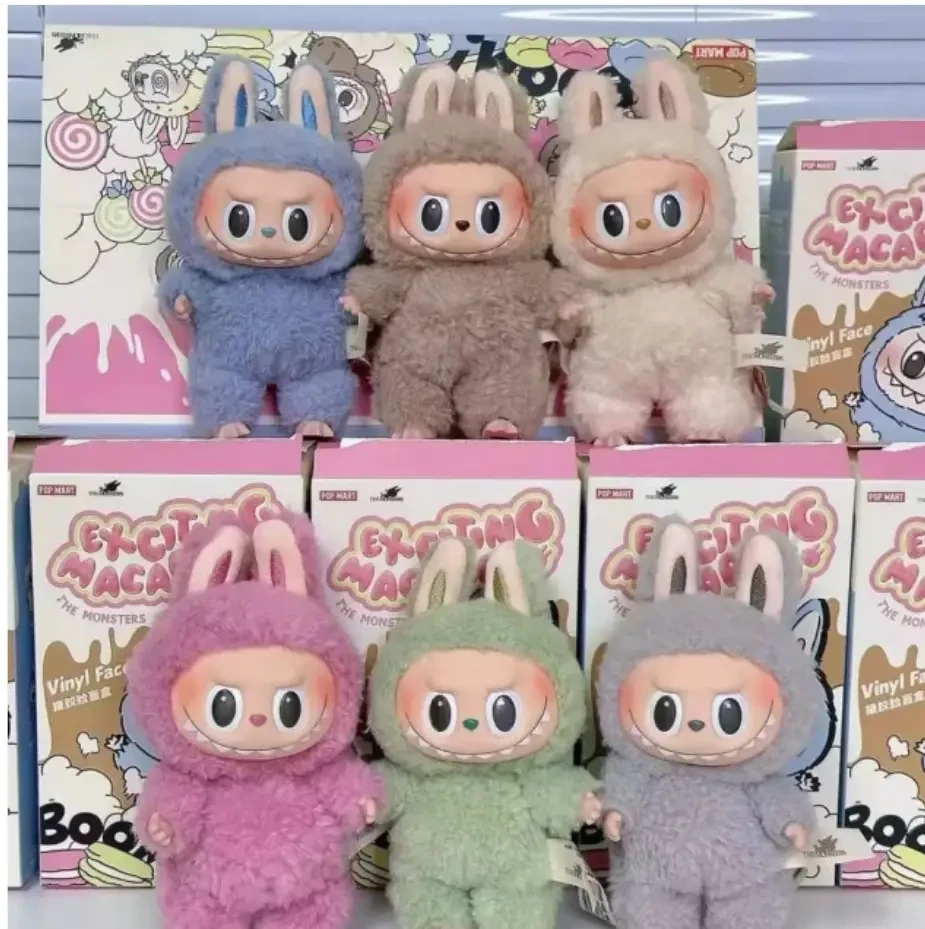 Лабубу-прозорий ельф із загостреними вухами та зубастою усмішкою шоколадний, фото 1