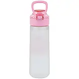 Пляшечка для води Kite, 760 мл, K25-1214-3 сіро-рожева, фото 3