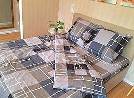 Комплект постільної білизни Бязь Голд Люкс №бл552 євро 220х240 на кнопках