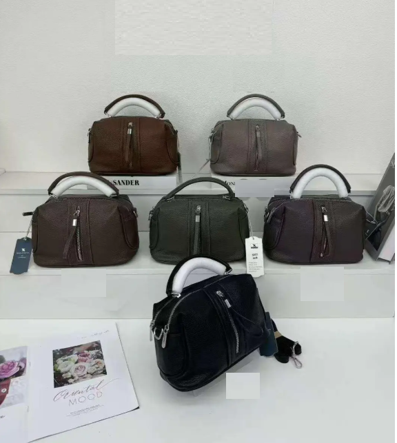 Сумка жіноча крос-боді прямокутна на блискавці зі штучної шкіри у різних кольорах Fedya, фото 1