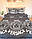 Набір постільної білизни Бязь Голд Люкс №бл541 Двуспальний розмір 200х220 на кнопках, фото 3