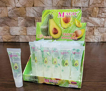 Блиск для губ з екстрактом Авокадо прозорий Magic