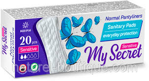 Щоденні гігієнічні прокладки My Secret Sensitive (20 шт.), фото 1