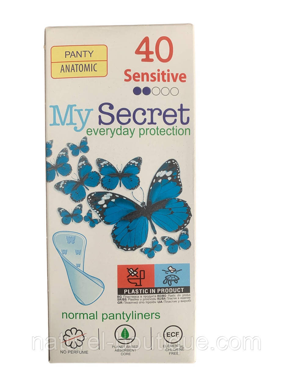 Щоденні гігієнічні прокладки My Secret Sensitive (40 шт.), фото 1