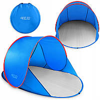 Намет пляжний 4FIZJO Pop-Up 195 x 120 см саморозкладний Blue/Red (P-5905973405164)