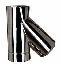 Утеплений сендвіч Трійник 45° Ø 120/220 мм із неіржавкої сталі