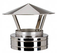 Утеплений сендвіч Грибок Ø200/300 мм із неіржавкої сталі