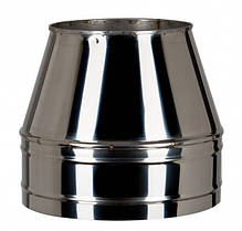 Утеплений сендвіч Конус Ø120/220 мм із неіржавкої сталі