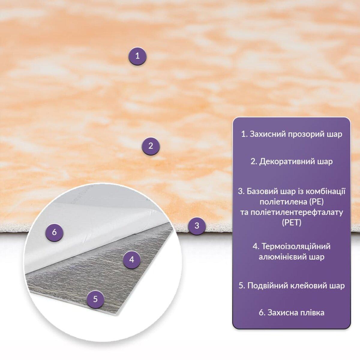 Самоклеюча стінова PET плитка 600х300х2мм SW-00002324, фото 1