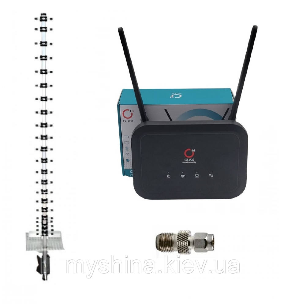 Комплект 4G LTE Wi-Fi роутер Olax AX8 Pro + 4G Антена Стріла MARKETNET T1727 21 дБ, фото 1
