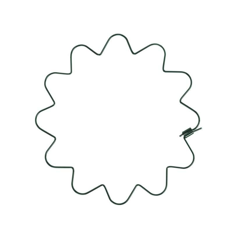 Хвиляста скоба для рослин, сталева, діаметр 
25 см, TYRP5F25