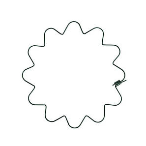 Хвиляста скоба для рослин, сталева, діаметр
25 см, TYRP5F25, фото 1