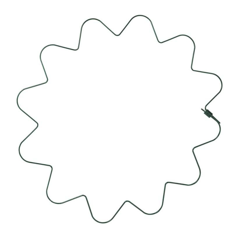 Хвиляста скоба для рослин, сталева, діаметр 
40 см, TYRP5F40