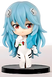 Фігурка Chibi Чібі Rei Ayanami Evangelion Рей Аянамі Євангеліон 10 см Китай CH E C RA 03