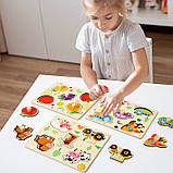 Дерев'яна іграшка "рамка-вкладиш" арт. C 73250/5, фото 2