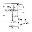 Змішувач безконтактний для раковини Grohe Bau Cosmopolitan E 36451000, фото 2