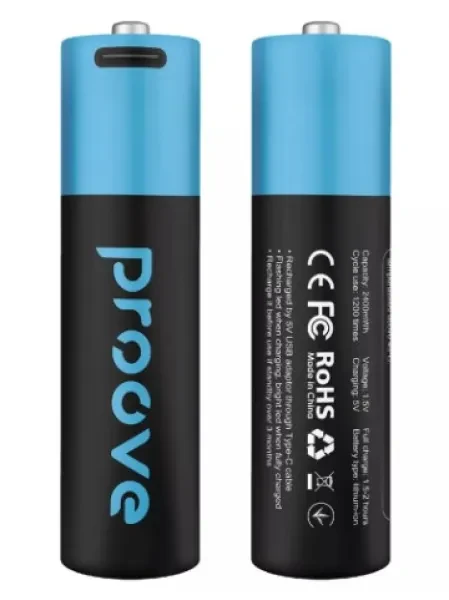 Акумулятор Proove Compact Energy AA Black 2 pcs, фото 1