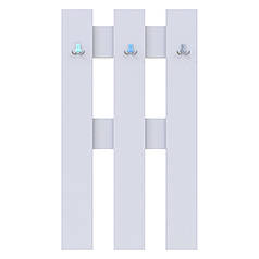 Вішалка для одягу Doros Н1 Білий 65х3,2х115 (DRS-011558)