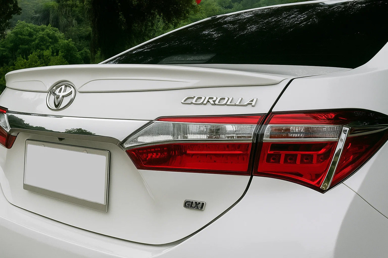 Спойлер Libao (ABS-пластик) для Toyota Corolla 2013-2019 рр, фото 1