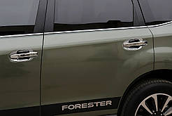 Накладки під ручки Libao (4 шт, пласт) для Subaru Forester 2013-2018 рр