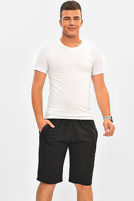 Шорти чоловічі батальні чорного кольору 204555T Безкоштовна доставка