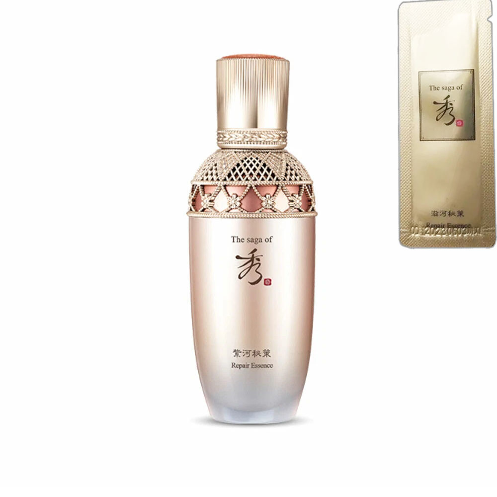 Енергетична ампульна есенція багата цілісним женьшенем The Saga of Xiu Repair Essence 1 ml, фото 1