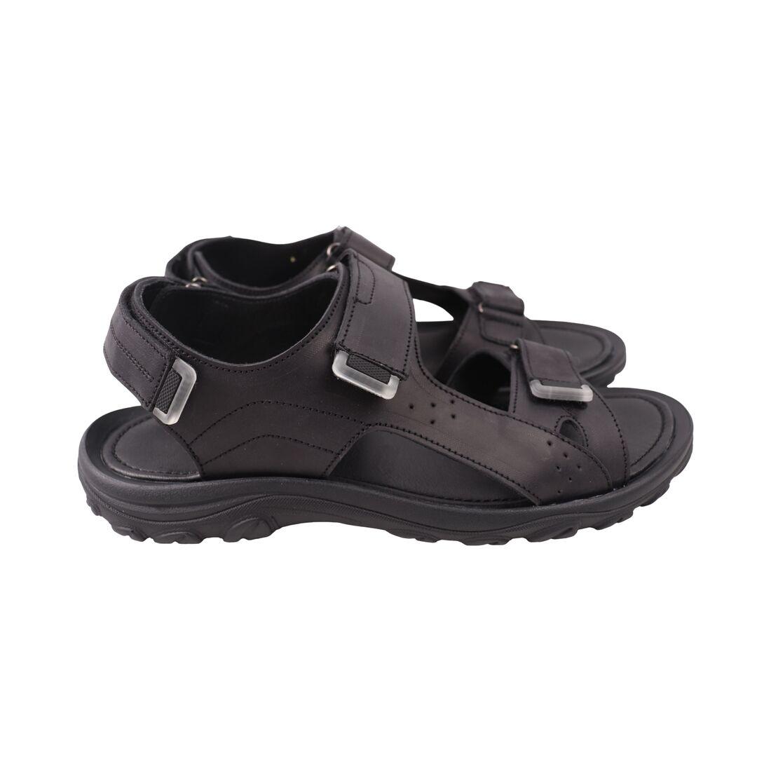 Сандалі чоловічі Brave чорні натуральна шкіра, 43, фото 1