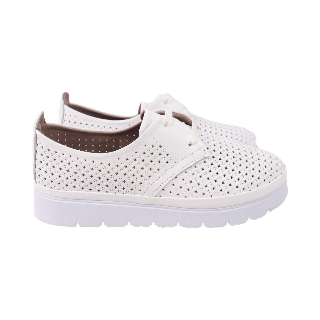 Кеди жіночі Aquamarin білі натуральна шкіра, 39, фото 1