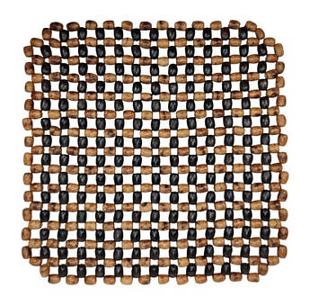 Дерев’яний масажер-накидка на сидіння автомобіля 40×40 см – зняття втоми і комфорт щодня