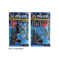 Дитячий ігровий набір поліцейського з пістолетом, кайданками та аксесуарами в асортименті арт. 18-15