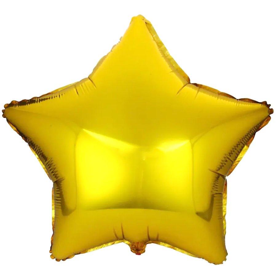 Куля фольгована 19" зірка золота