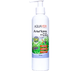 Засіб AQUAYER Альгіцид+СО2 проти червоних водоростей акваріума, 250 мл