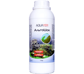 Засіб AQUAYER АльгоШок проти зелених водоростей акваріума, 1 л