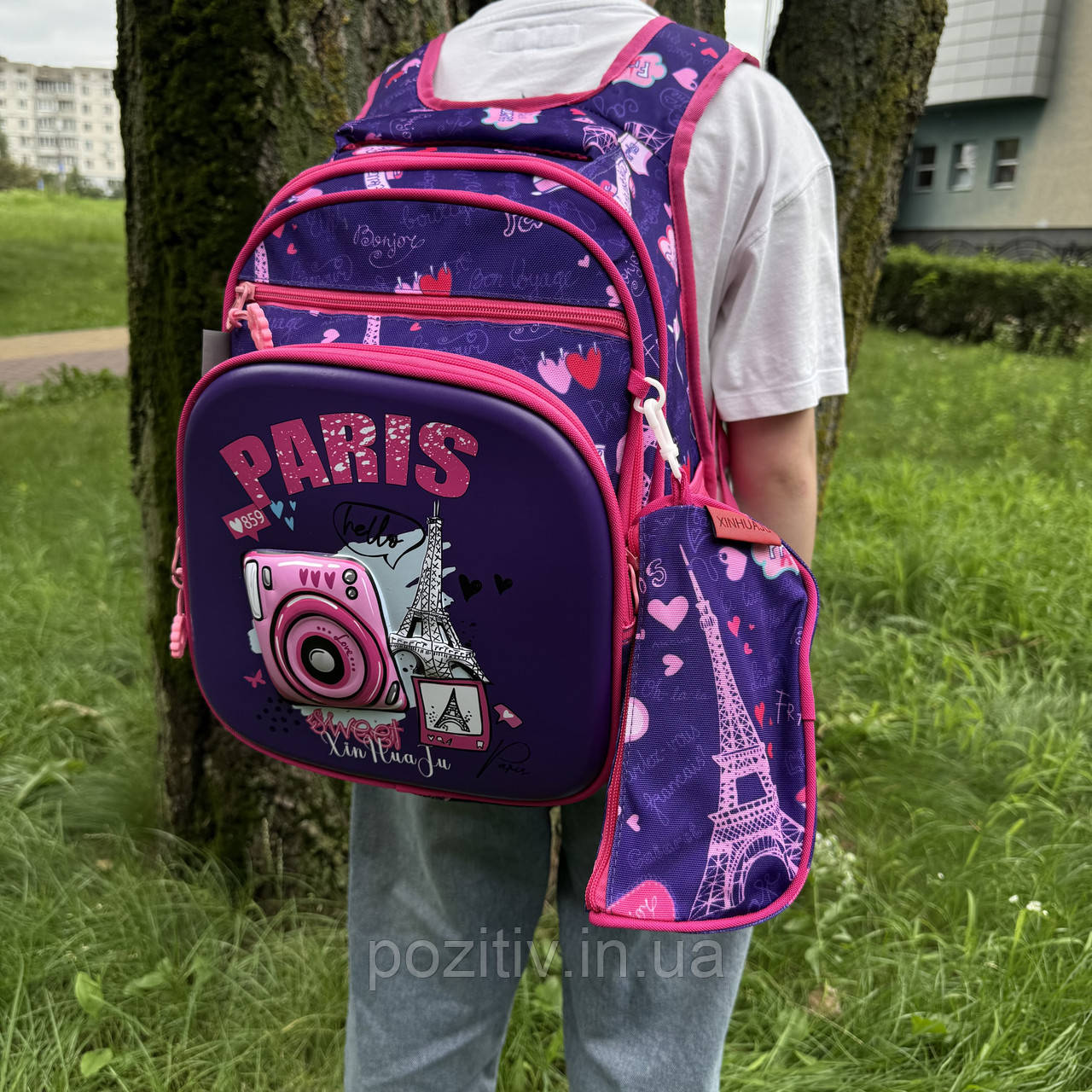 Дитячий шкільний рюкзак "Paris" для дівчинки 1-4 клас, фото 1