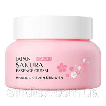 Крем для обличчя з екстрактом Японської Сакури Laikou Japan Sakura, 60г, фото 1