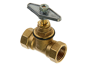 Кран вентильний посилений латунний 3/4"ВВ