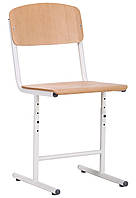 Регульований учнівський стілець AMF 4-6 р.г. лак бук, що росте, стілець для школяра AMF